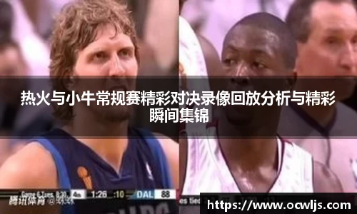 热火与小牛常规赛精彩对决录像回放分析与精彩瞬间集锦